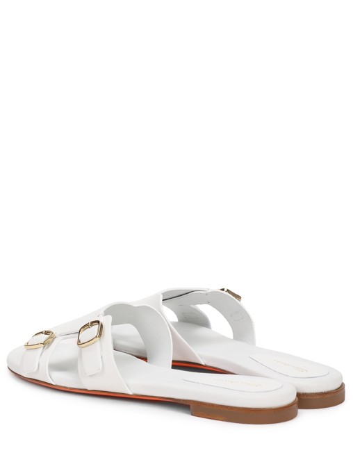 Шлепанцы кожаные SANTONI