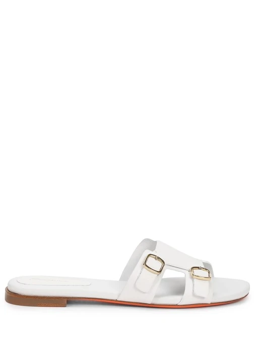 Шлепанцы кожаные SANTONI