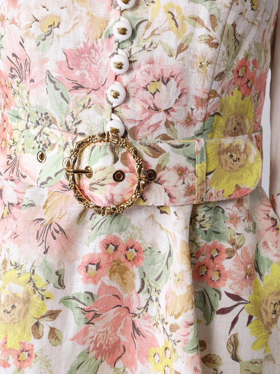 Платье льняное