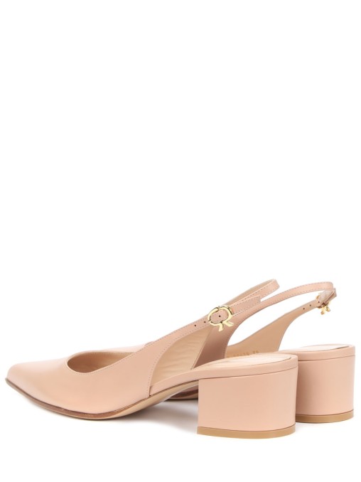 Туфли кожаные Piper Sling GIANVITO ROSSI