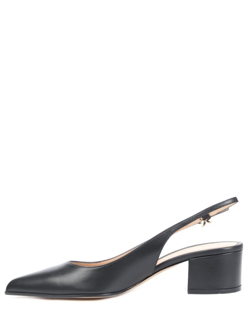 Туфли кожаные Piper Sling GIANVITO ROSSI