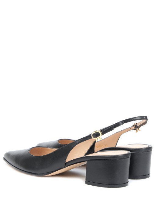 Туфли кожаные Piper Sling GIANVITO ROSSI