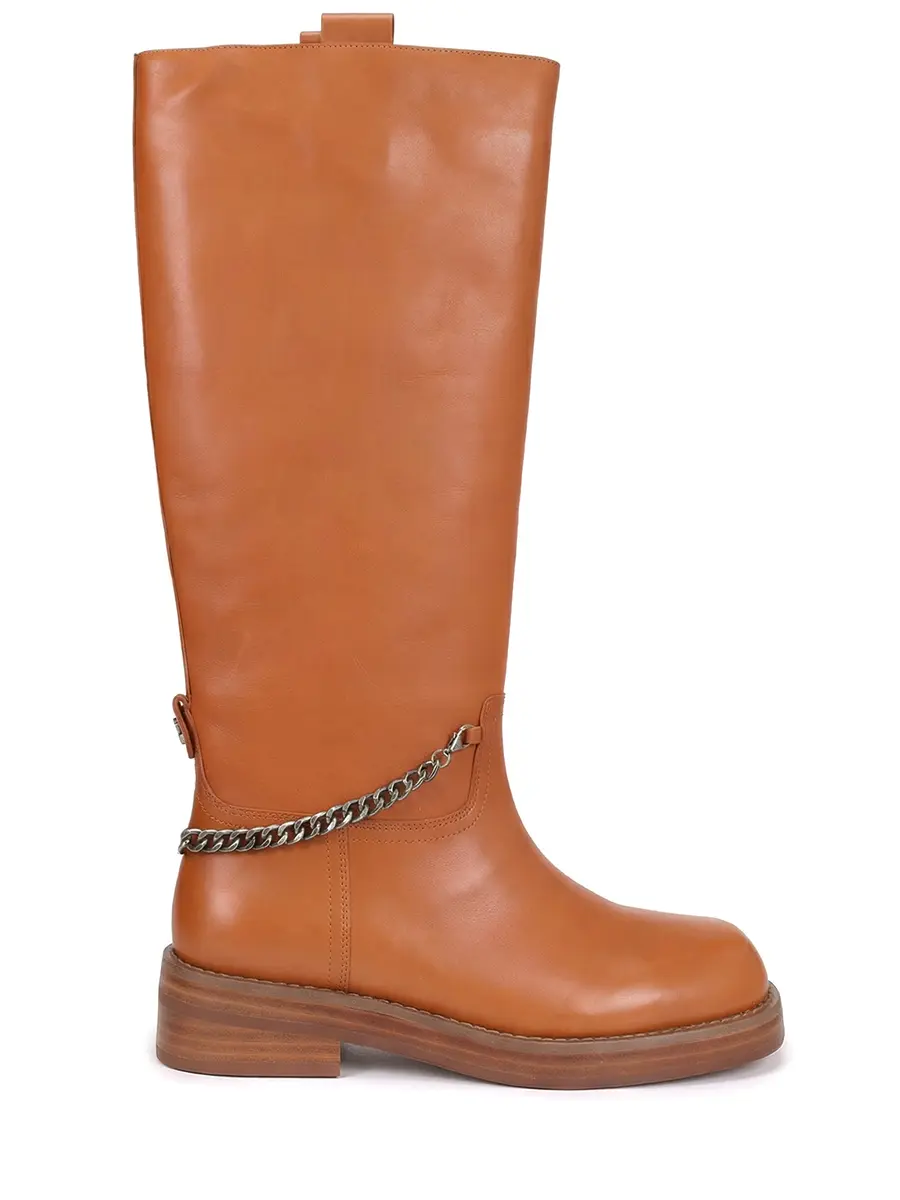 Сапоги кожаные