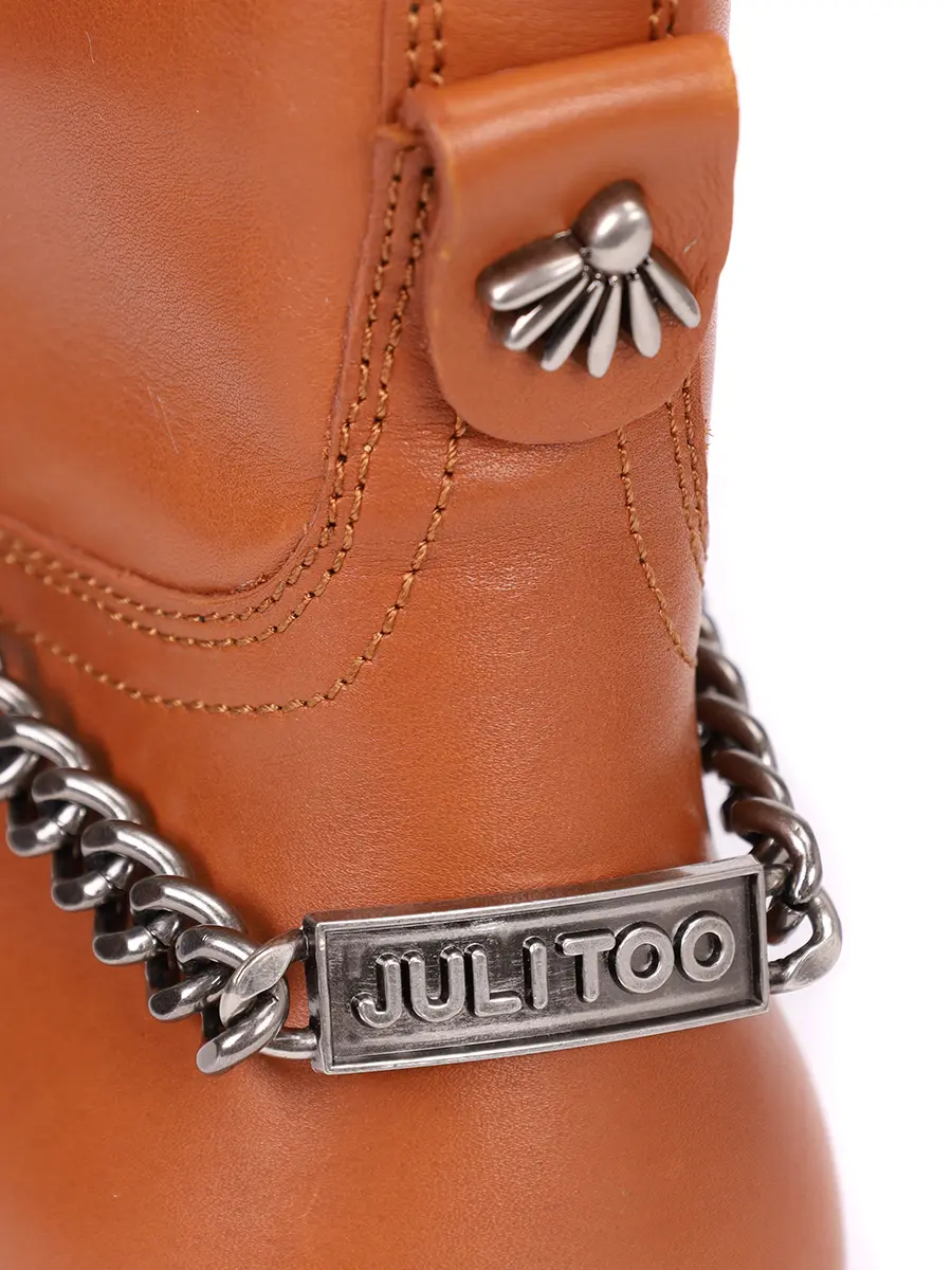 Сапоги кожаные