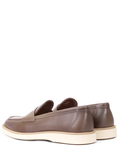 Лоферы кожаные SANTONI