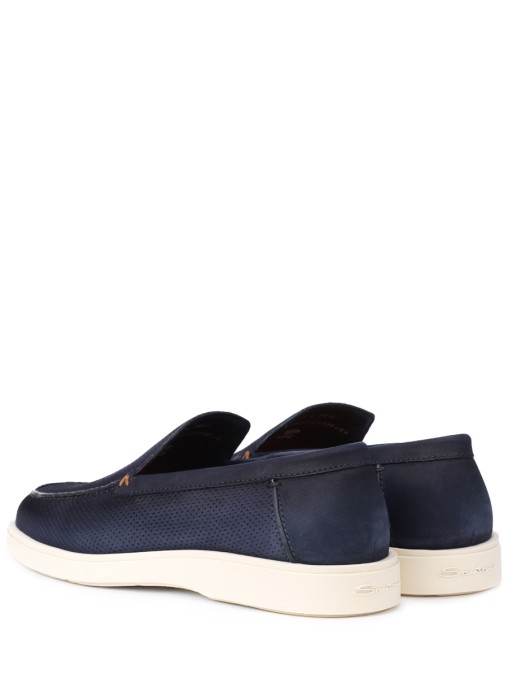 Лоферы замшевые SANTONI