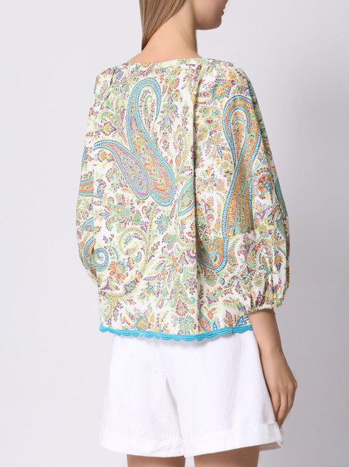 Блуза хлопковая ETRO