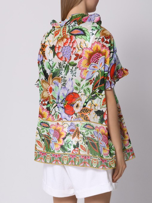 Блуза хлопковая ETRO