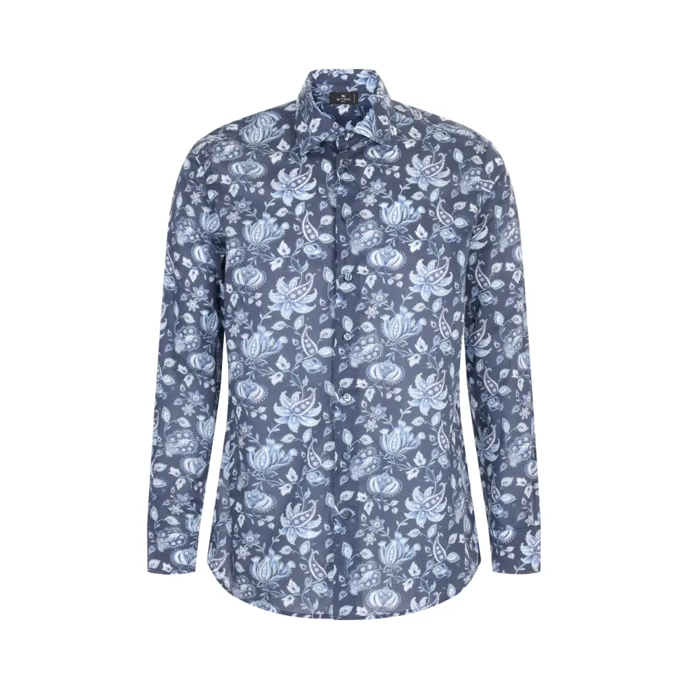 Рубашка Slim Fit хлопковая
