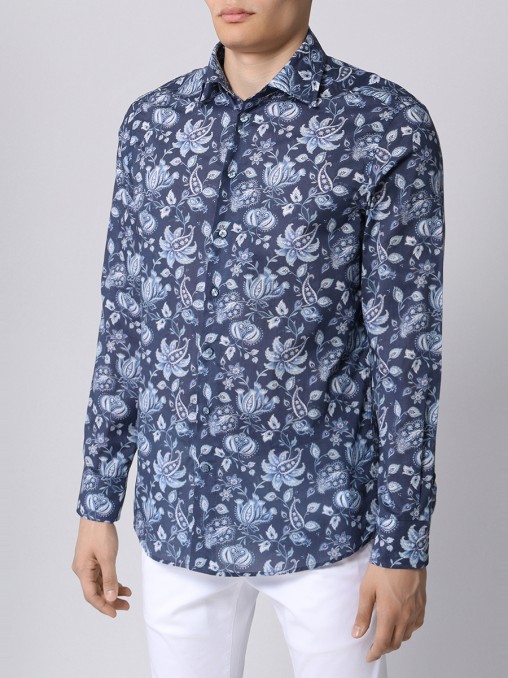 Рубашка Slim Fit хлопковая ETRO