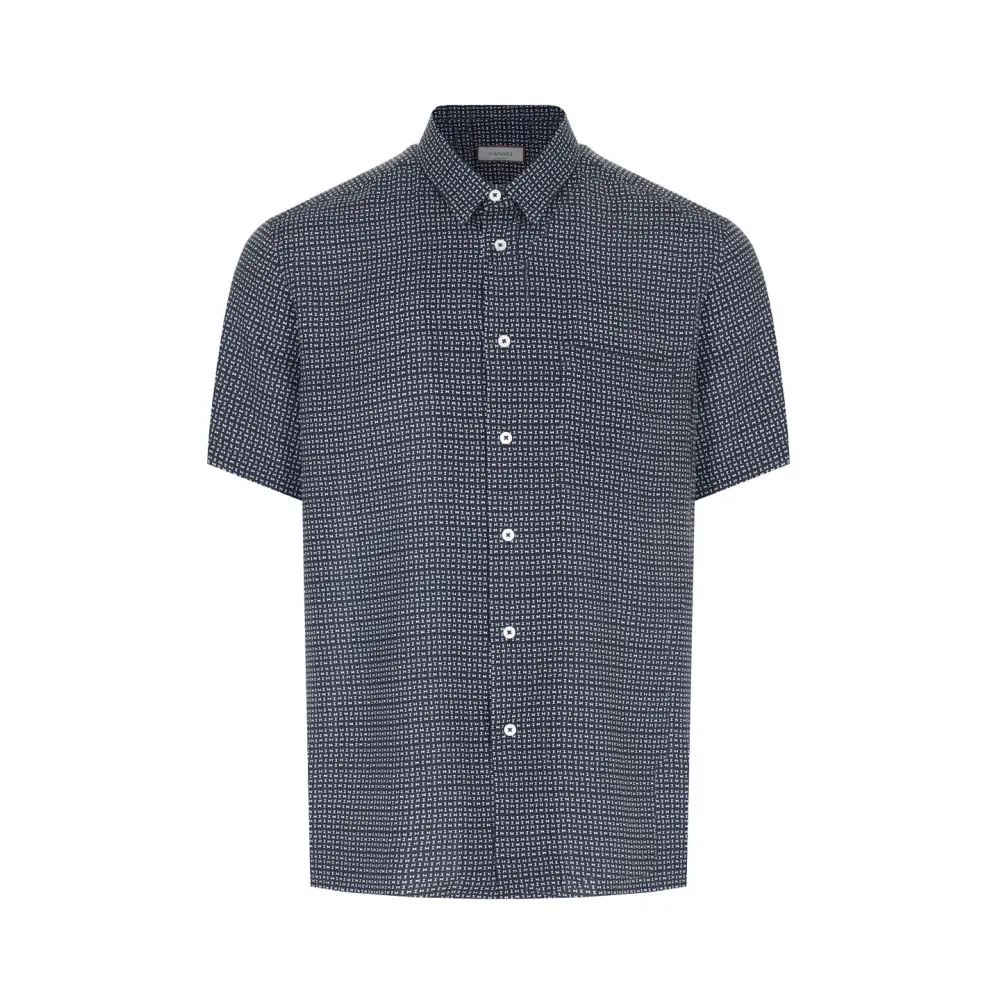 Рубашка Regular Fit из вискозы