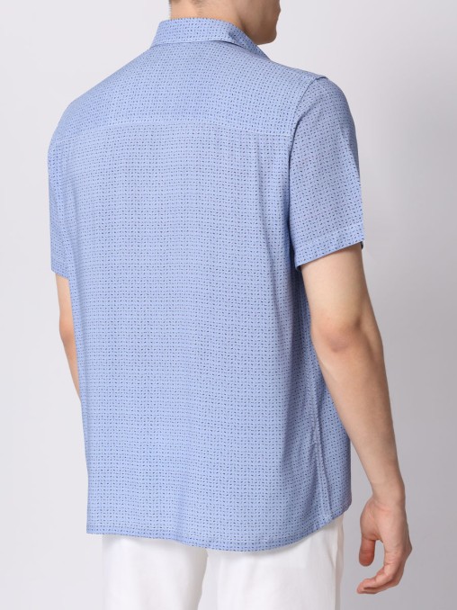 Рубашка Regular Fit из вискозы CANALI