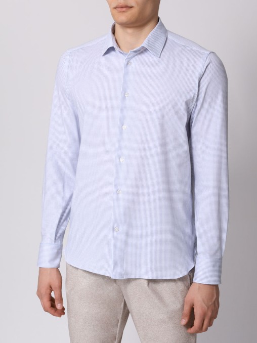 Рубашка Slim Fit хлопковая FRADI