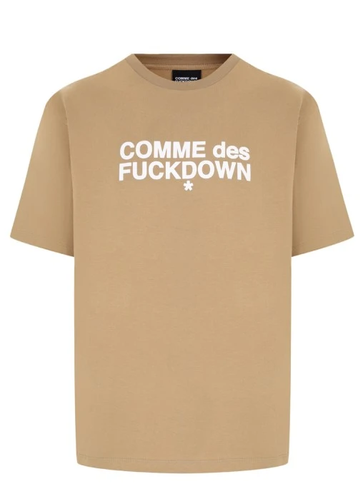 Футболка хлопковая COMME DES FUCKDOWN