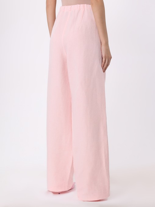 Брюки из вискозы и льна FORTE DEI MARMI COUTURE