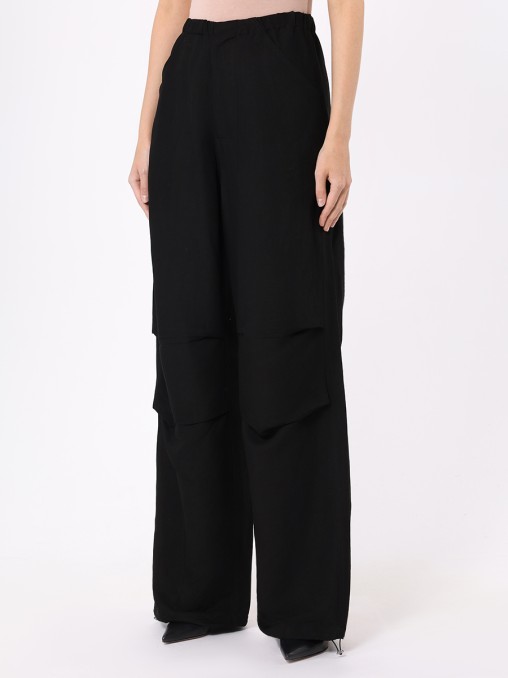 Брюки из вискозы и льна FORTE DEI MARMI COUTURE