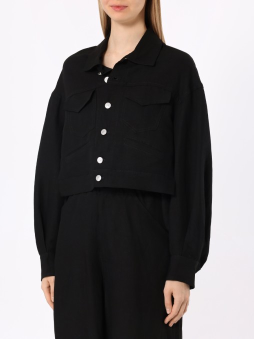 Куртка из вискозы и льна FORTE DEI MARMI COUTURE