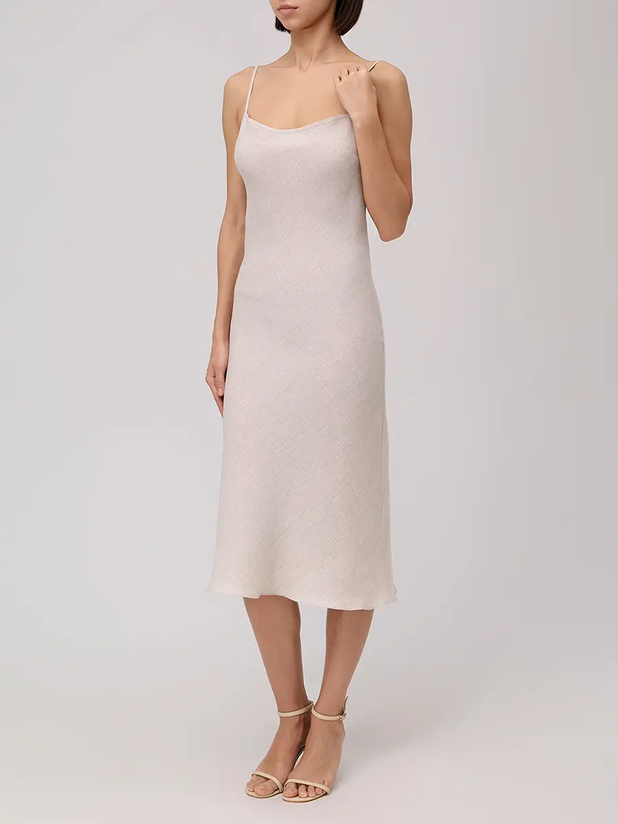 Платье льняное