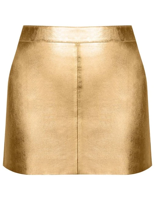 Юбка кожаная Hanna WHITE LILY