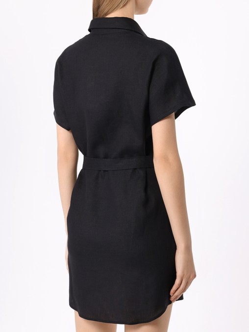 Платье-рубашка льняное SASHAVERSE
