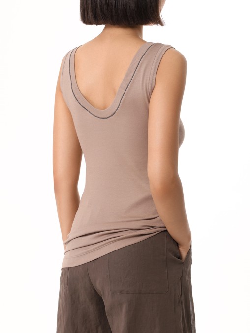 Топ хлопковый BRUNELLO CUCINELLI