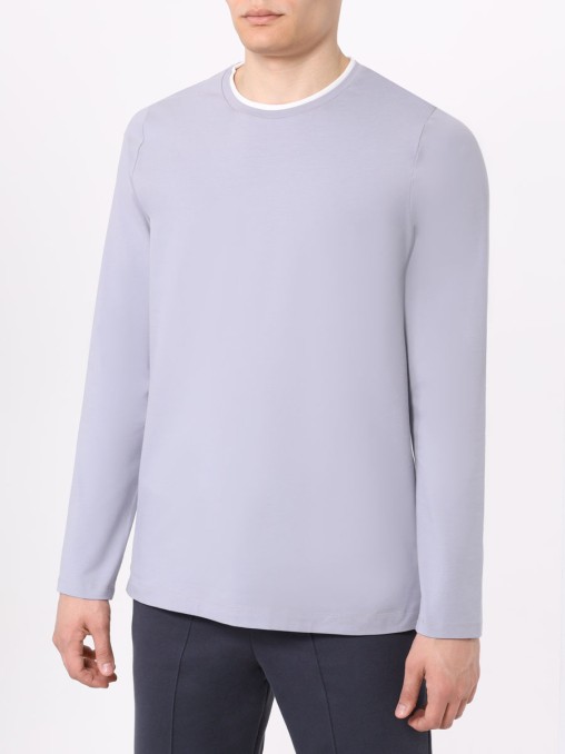Лонгслив Relaxed Fit хлопковый ZMANI