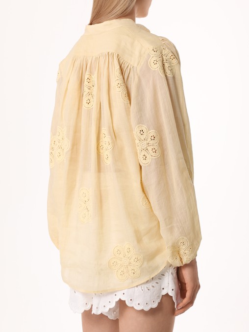 Блуза из рами ZIMMERMANN