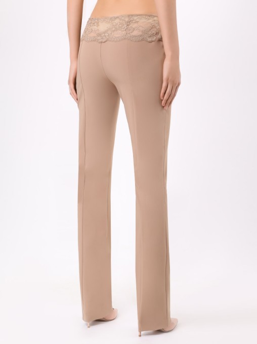 Брюки с кружевом BLUMARINE