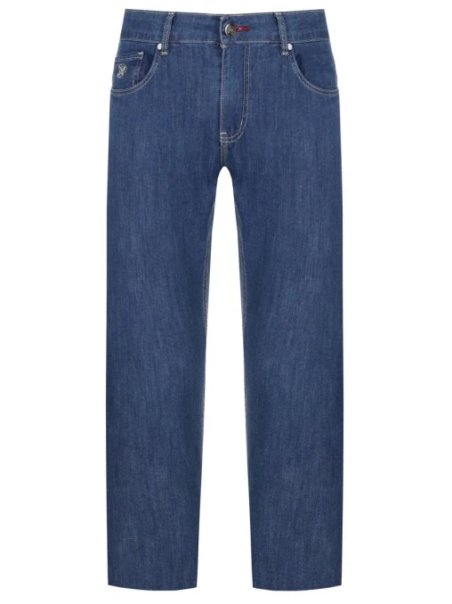 Джинсы Regular Fit хлопковые CUDGI