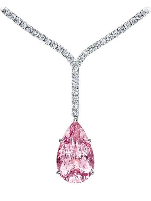 Колье с морганитом и аквамарином CHAMOVSKIKH JEWELLERY HOUSE