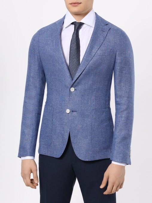 Пиджак Slim Fit льняной BOSS