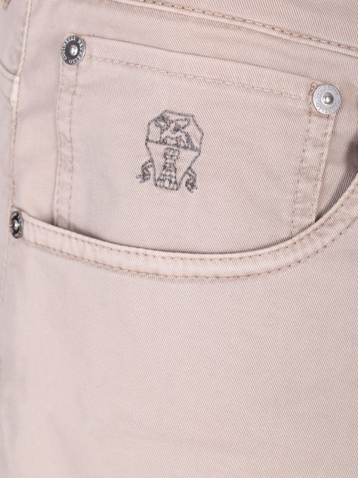 Джинсы хлопковые BRUNELLO CUCINELLI