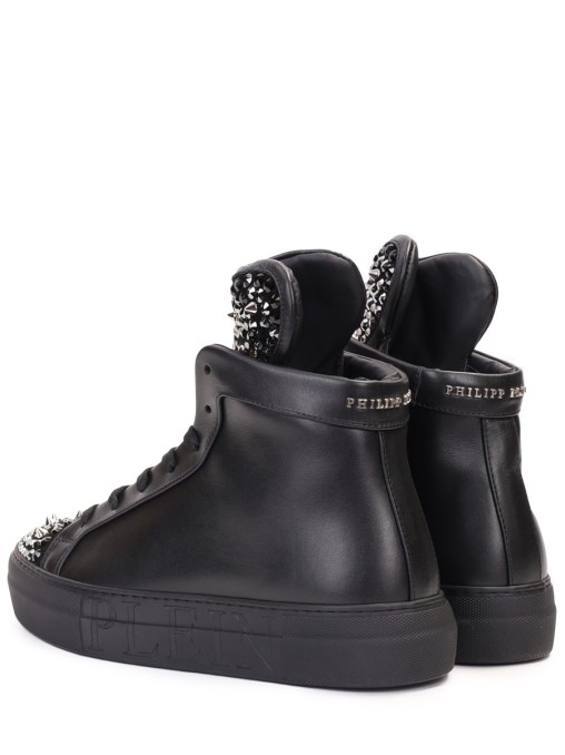 Кеды кожаные PHILIPP PLEIN