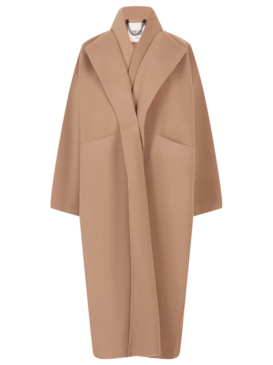 Пальто из шерсти и вискозы Wrap