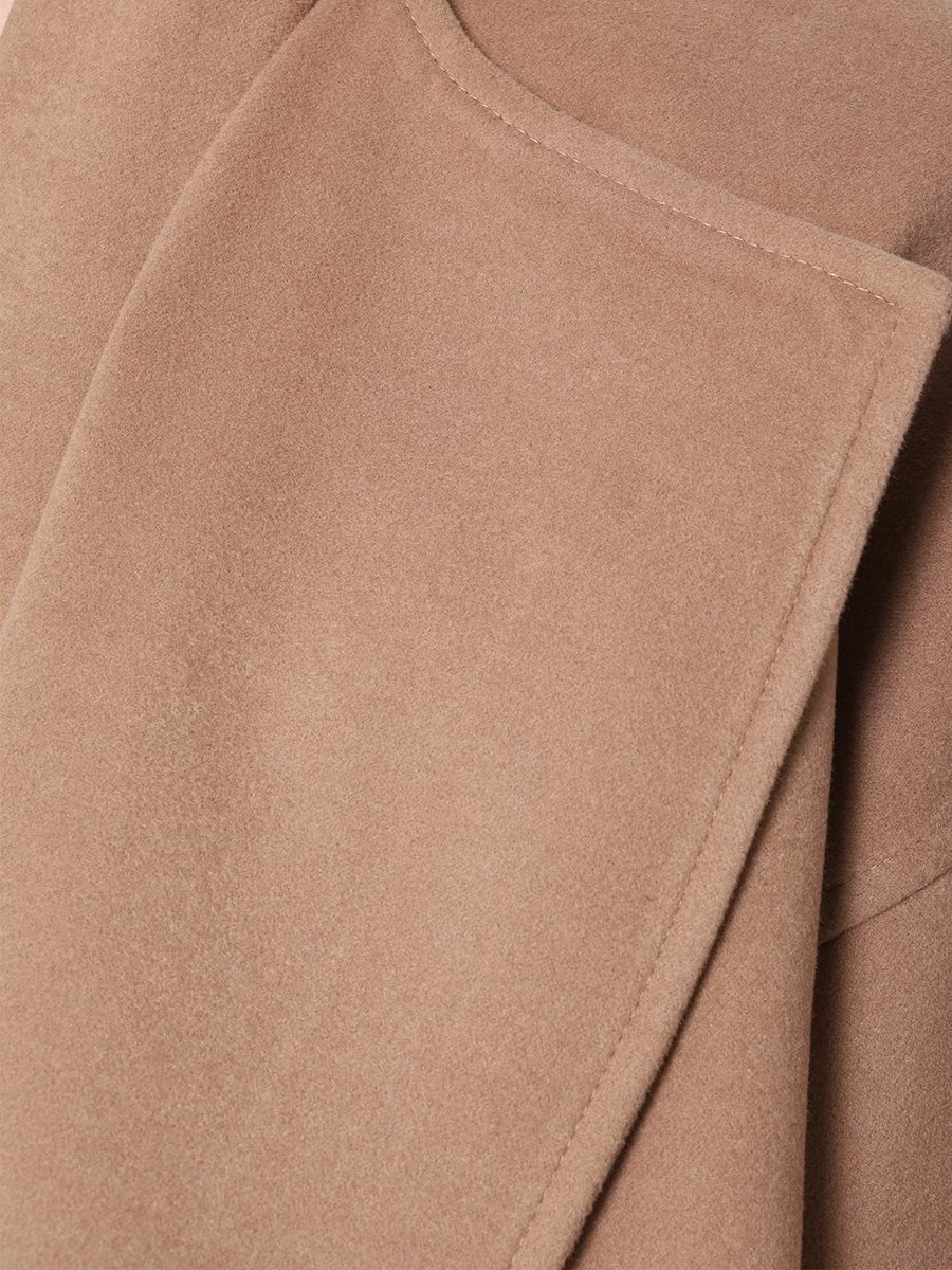 Пальто из шерсти и вискозы Wrap