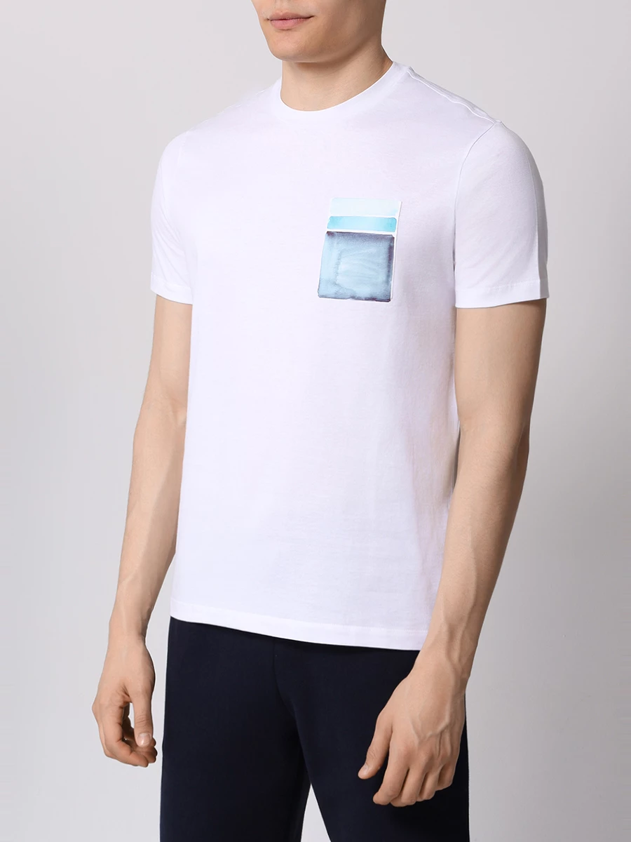 Футболка хлопковая с принтом