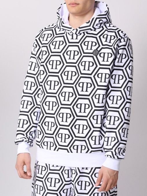Худи хлопковое PHILIPP PLEIN