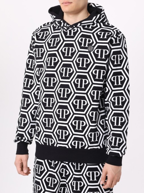 Худи хлопковое PHILIPP PLEIN