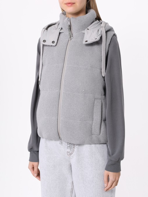 Жилет стеганый BRUNELLO CUCINELLI