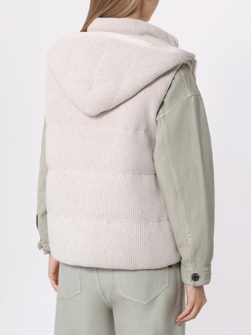 Жилет стеганый BRUNELLO CUCINELLI