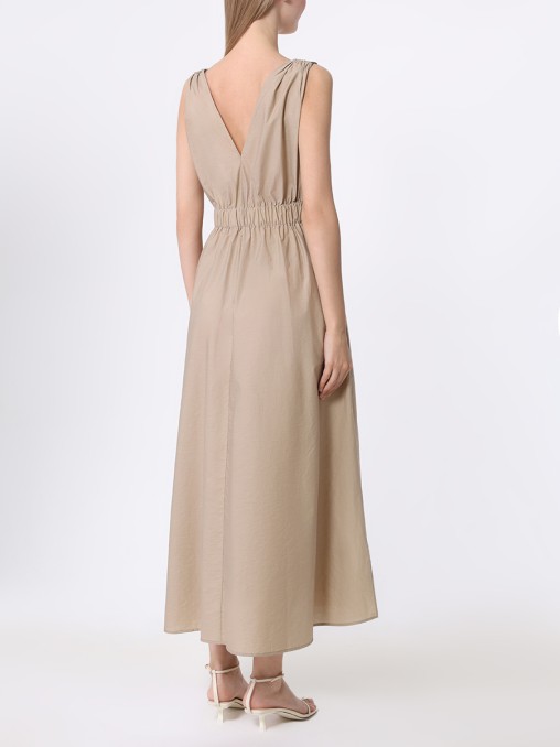 Платье из поплина BRUNELLO CUCINELLI