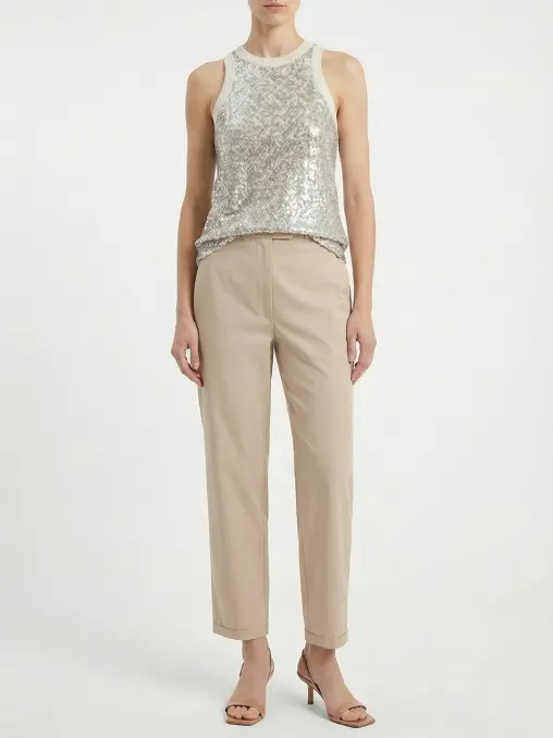 Брюки хлопковые BRUNELLO CUCINELLI