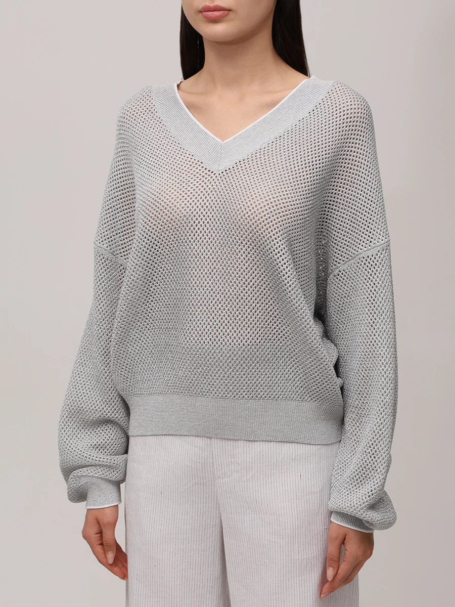 Пуловер хлопковый