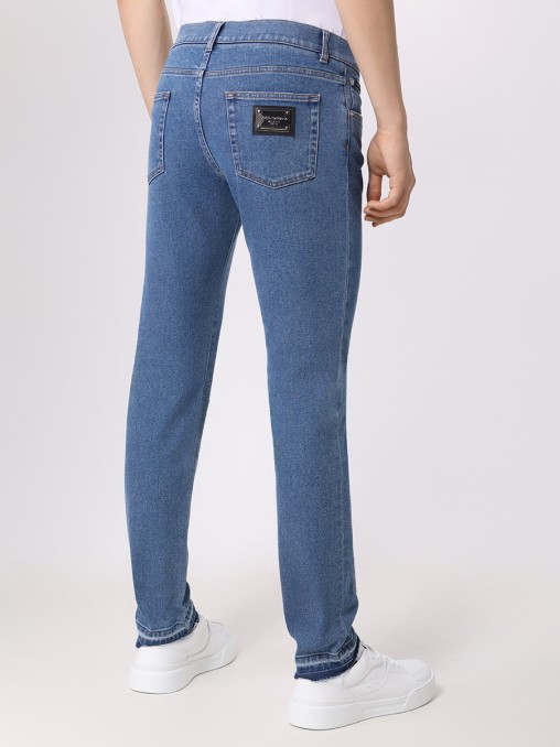 Джинсы Slim Fit хлопковые DOLCE & GABBANA