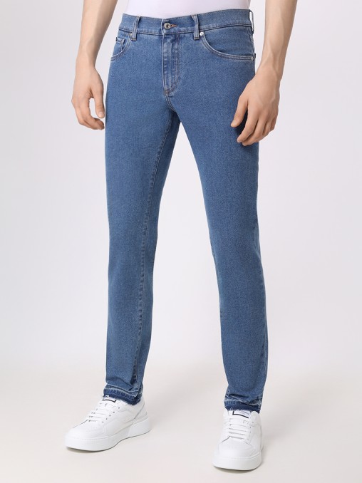 Джинсы Slim Fit хлопковые DOLCE & GABBANA