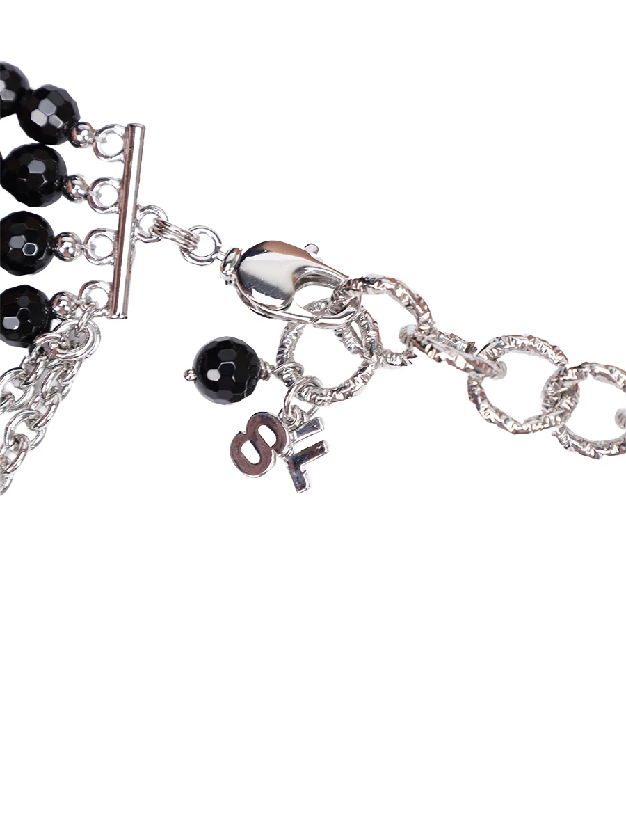 Колье-стойка из агата