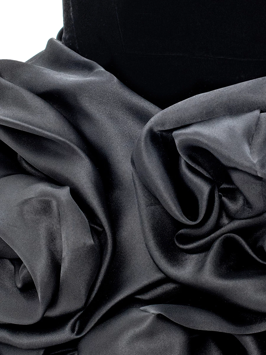 Платье комбинированное Zinnia Noir