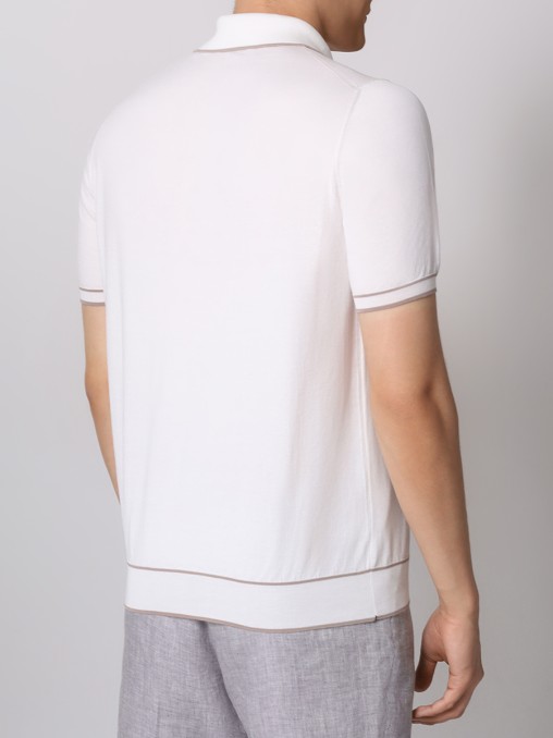 Поло хлопковое FIORONI CASHMERE
