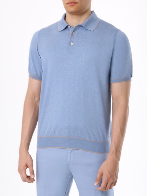 Поло хлопковое FIORONI CASHMERE