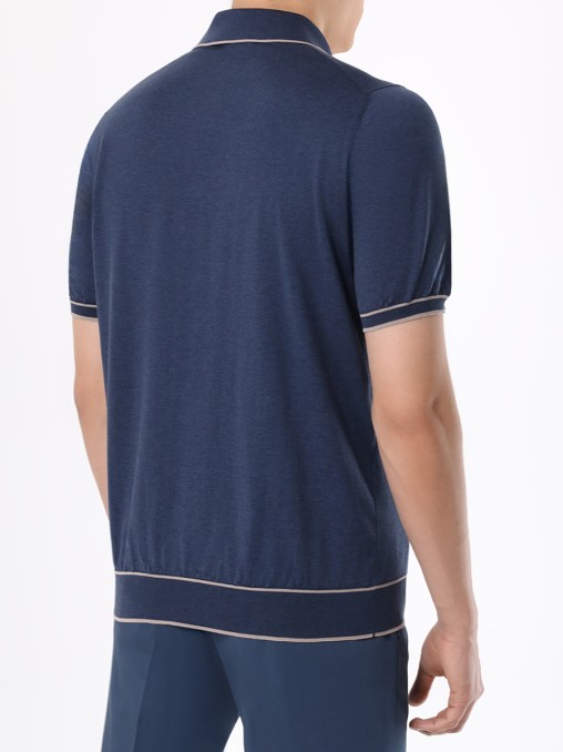 Поло хлопковое FIORONI CASHMERE